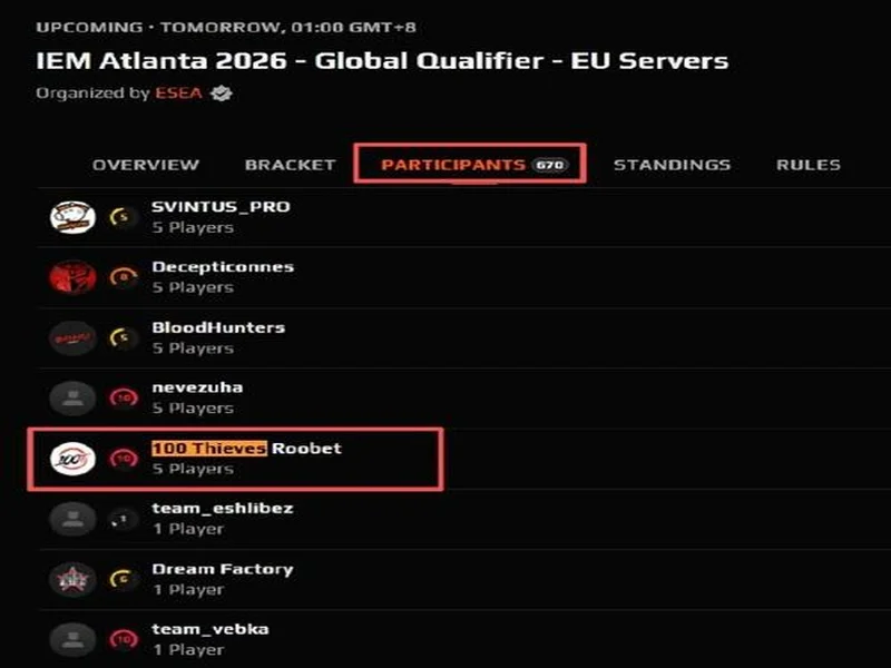 BB官宣：FL4MUS将代替d1Ledez参加IEM亚特兰大2026